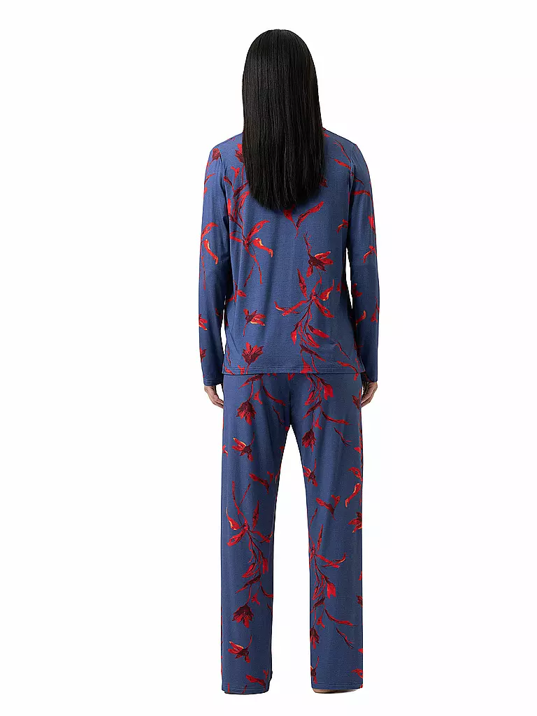 MEY | Pyjama ROAYAL GARDEN astral night | blau