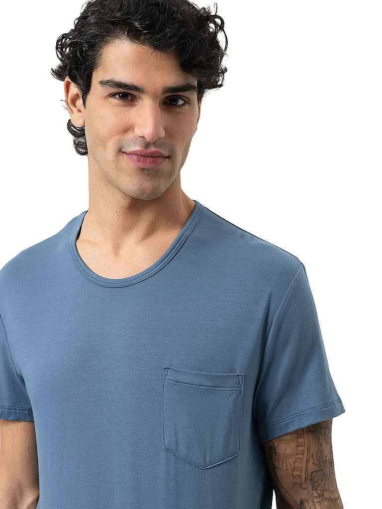 MEY | Pyjama T-Shirt JEFFERSON galactic blue | 