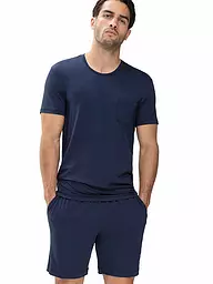 MEY | Pyjama T-Shirt JEFFERSON yacht blue | dunkelblau