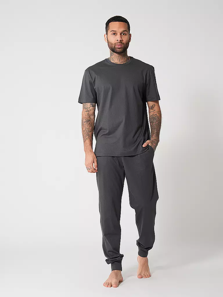 MEY | Pyjama T-Shirt SELECTION thunder grey | grau