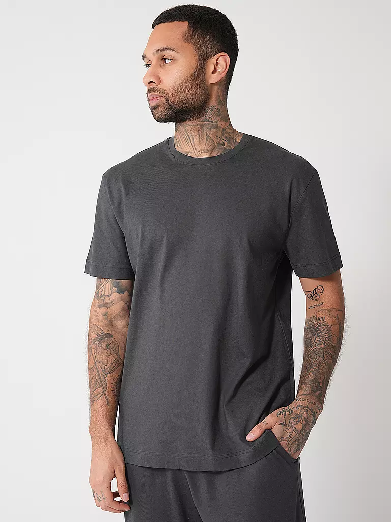 MEY | Pyjama T-Shirt SELECTION thunder grey | grau