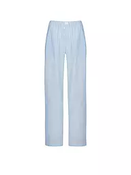 MEY | Pyjamahose COTTON STRIPES | hellblau