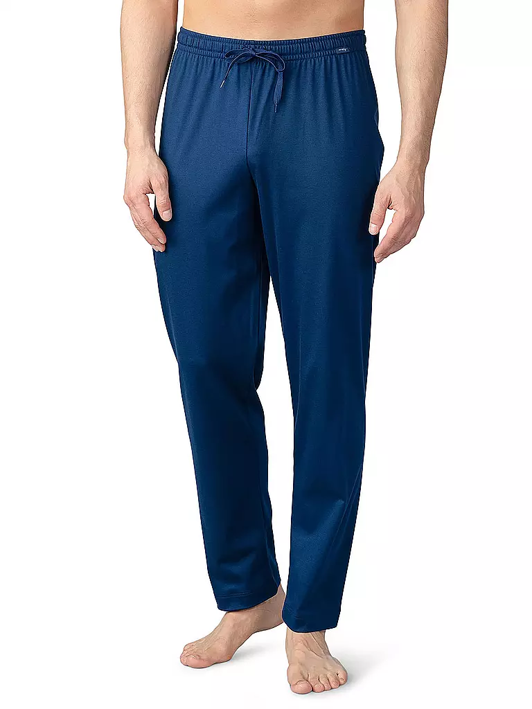 MEY | Pyjamahose MELTON | blau