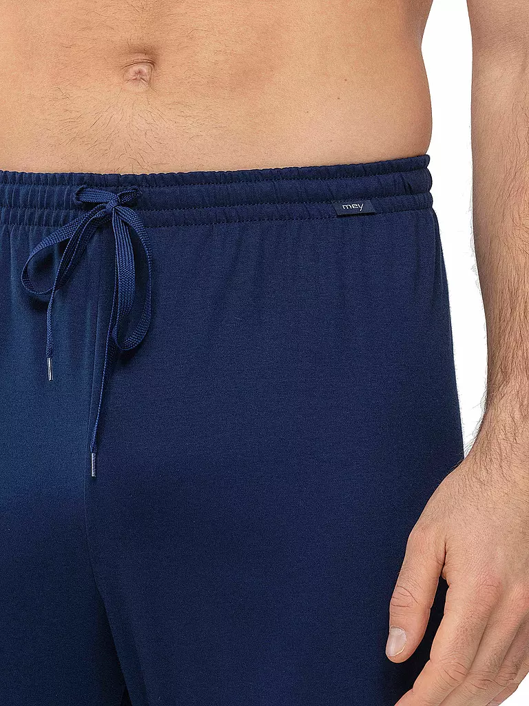 MEY | Pyjamahose MELTON | blau