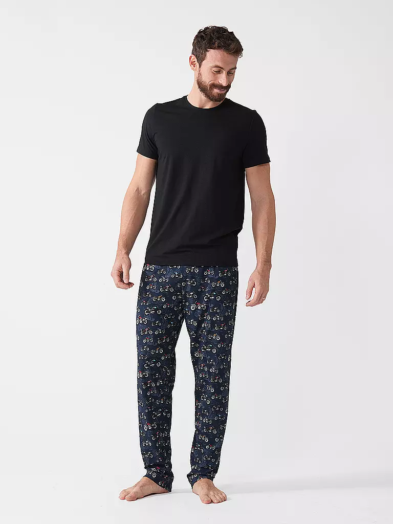 MEY | Pyjamahose | blau