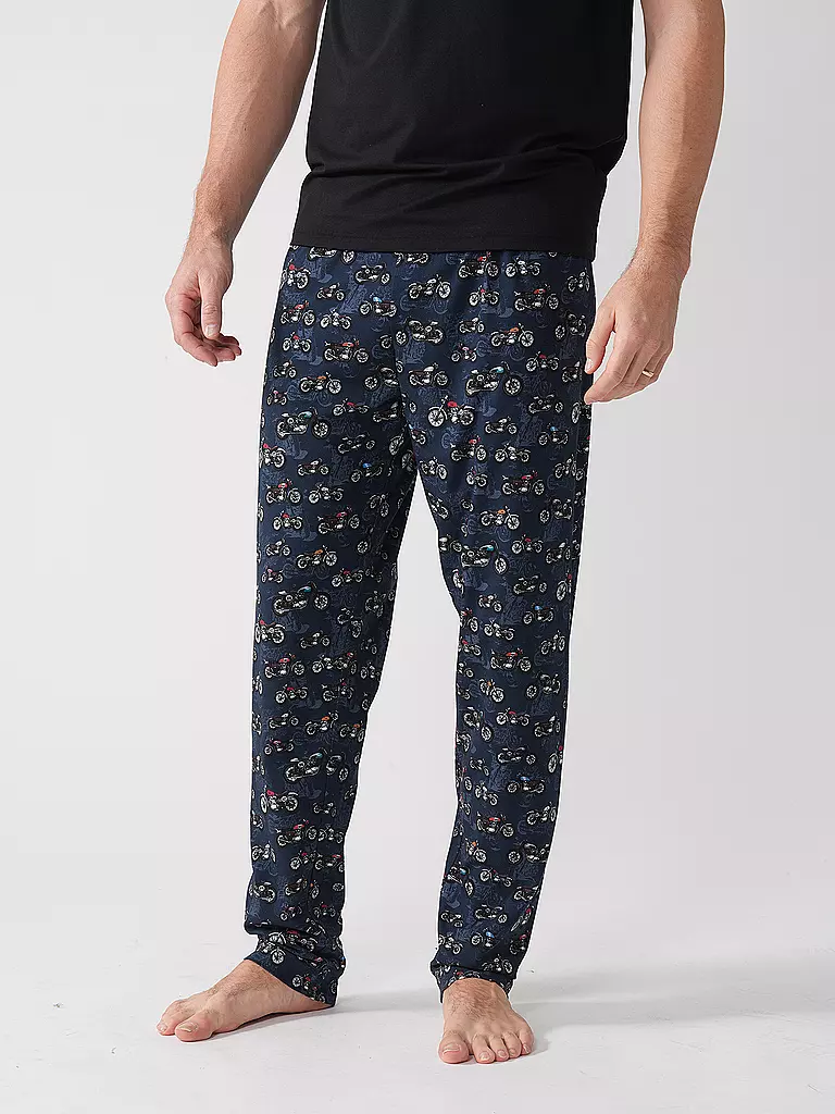MEY | Pyjamahose | blau