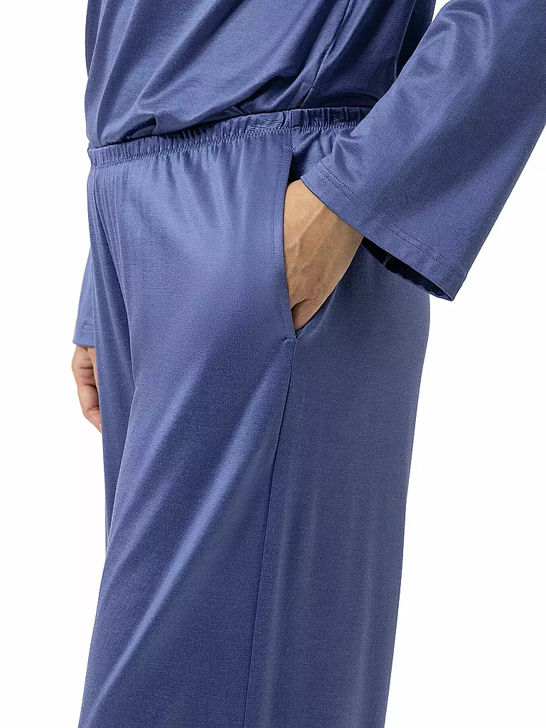 MEY | Pyjamahose | blau