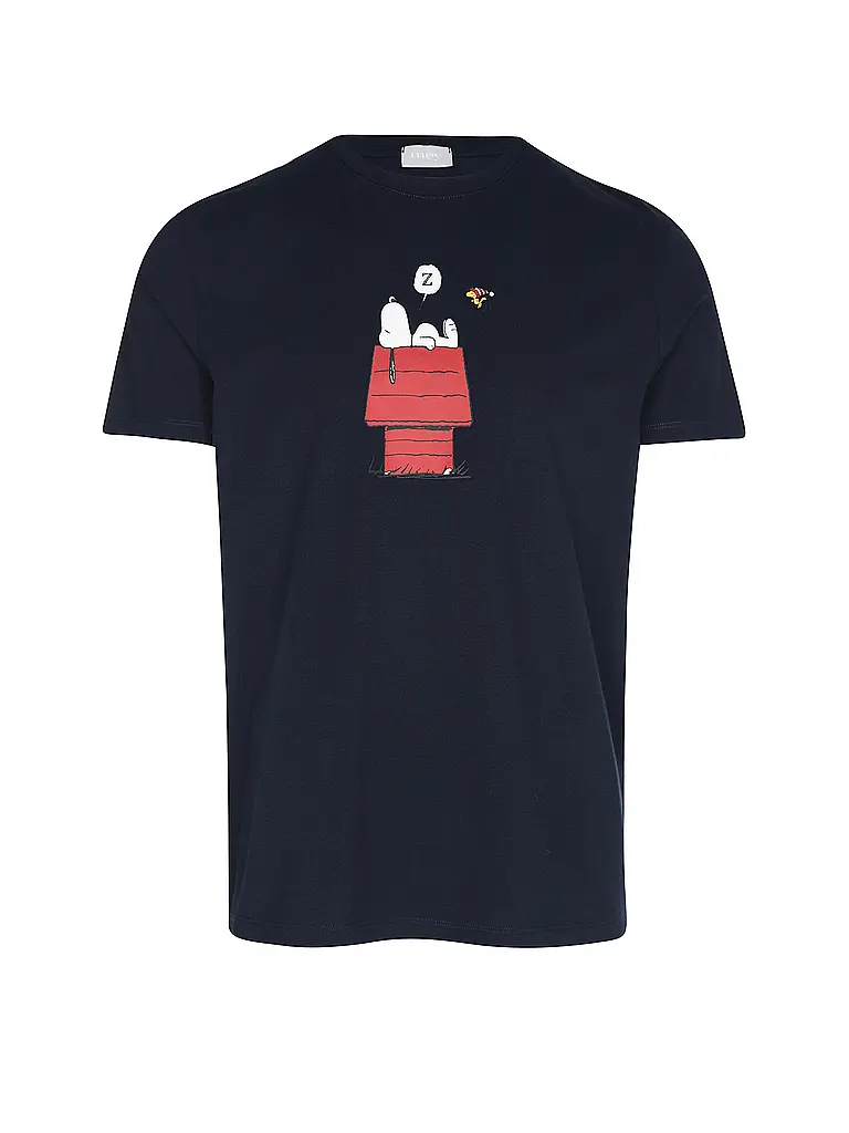 MEY | Pyjamashirt mey x Peanuts | Blau
