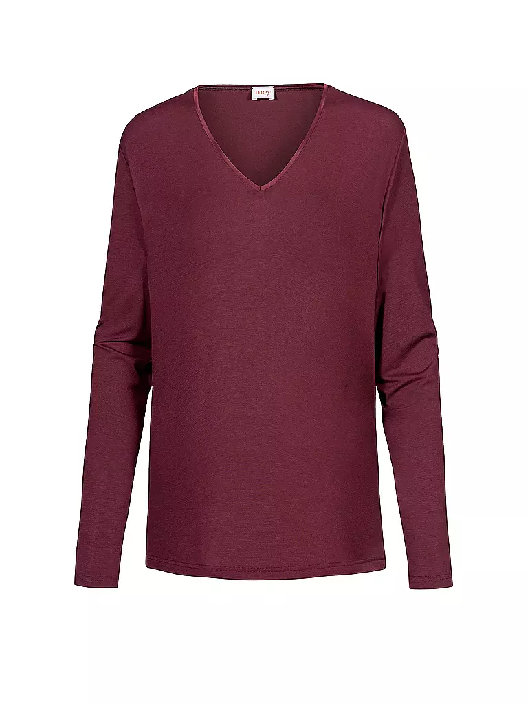 MEY | Pyjamashirt PURE CHIC boysenberry | beere