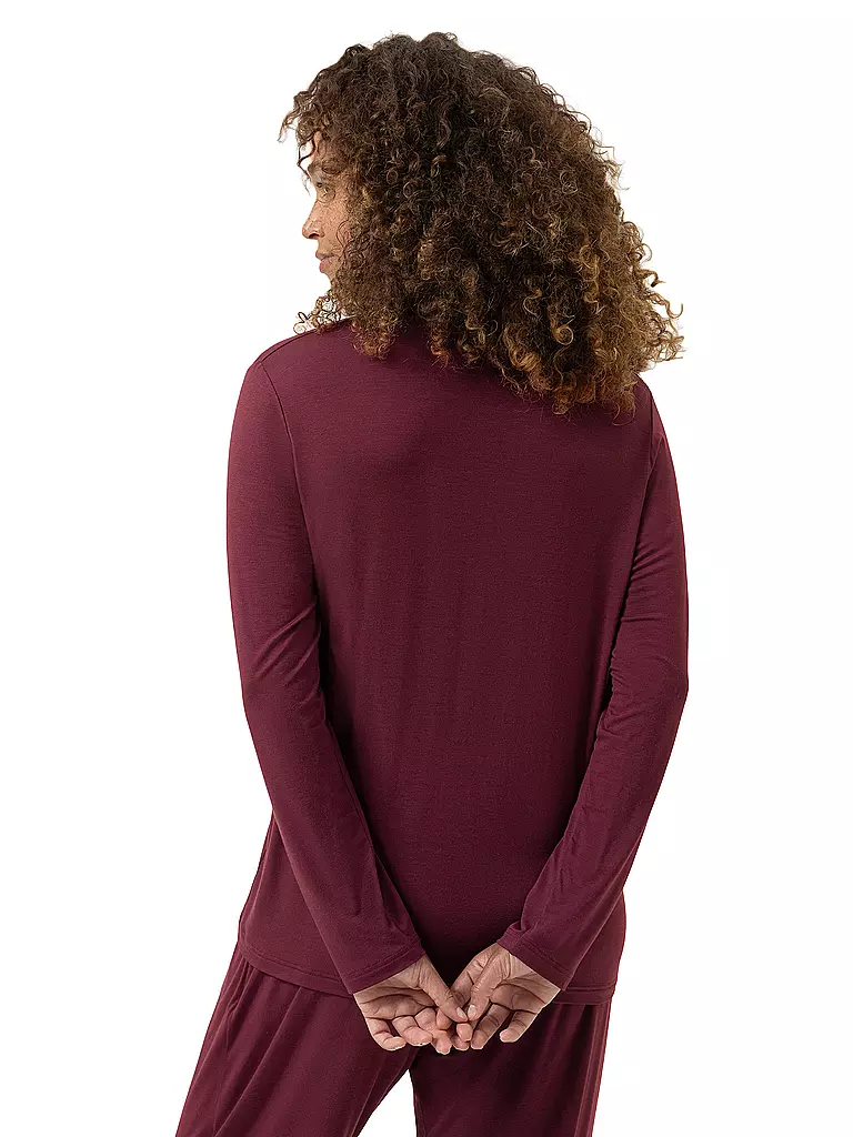 MEY | Pyjamashirt PURE CHIC boysenberry | beere