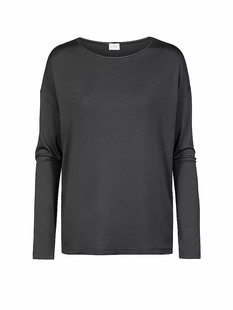 MEY | Pyjamashirt PURE CHIC | grau