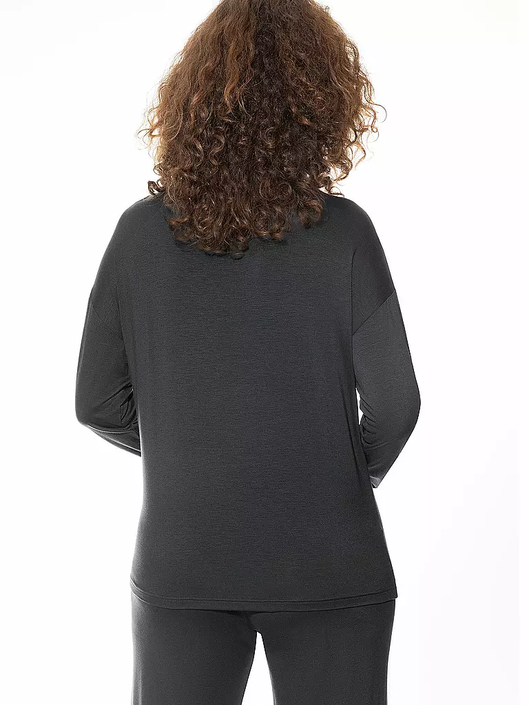 MEY | Pyjamashirt PURE CHIC | grau