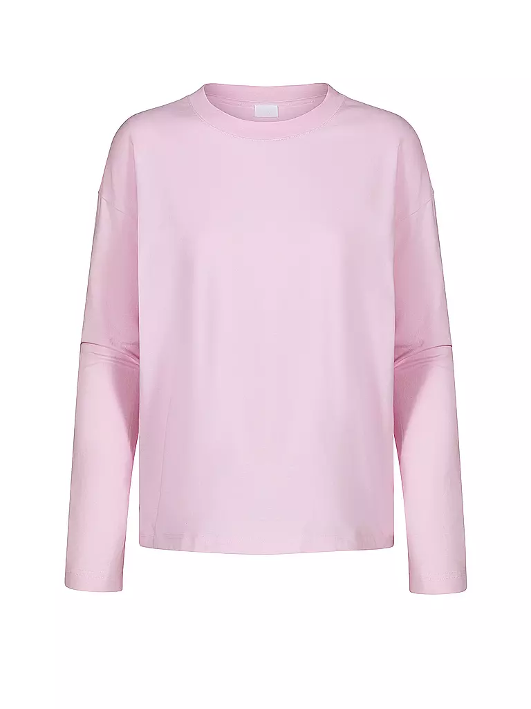 MEY | Pyjamashirt SOLID LOVE soft pink | rosa