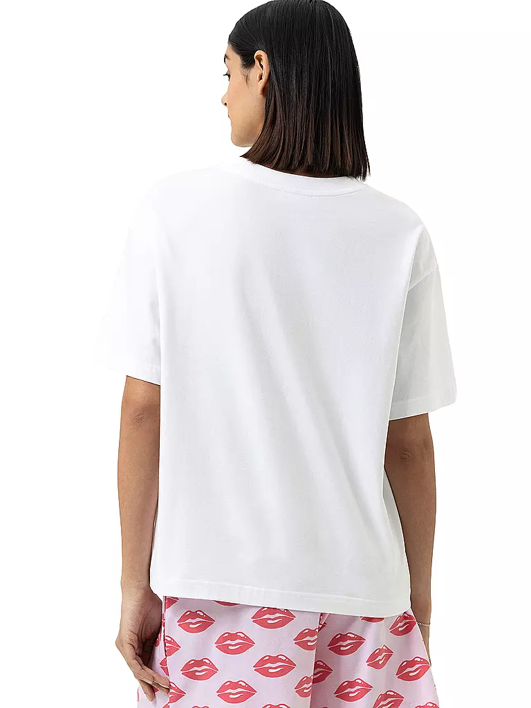 MEY | Pyjamashirt SOLID LOVE weiss | weiss