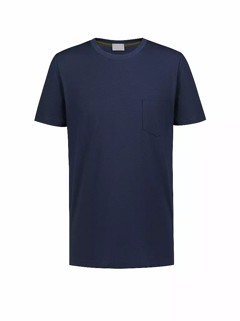 MEY | Pyjamashirt | dunkelblau