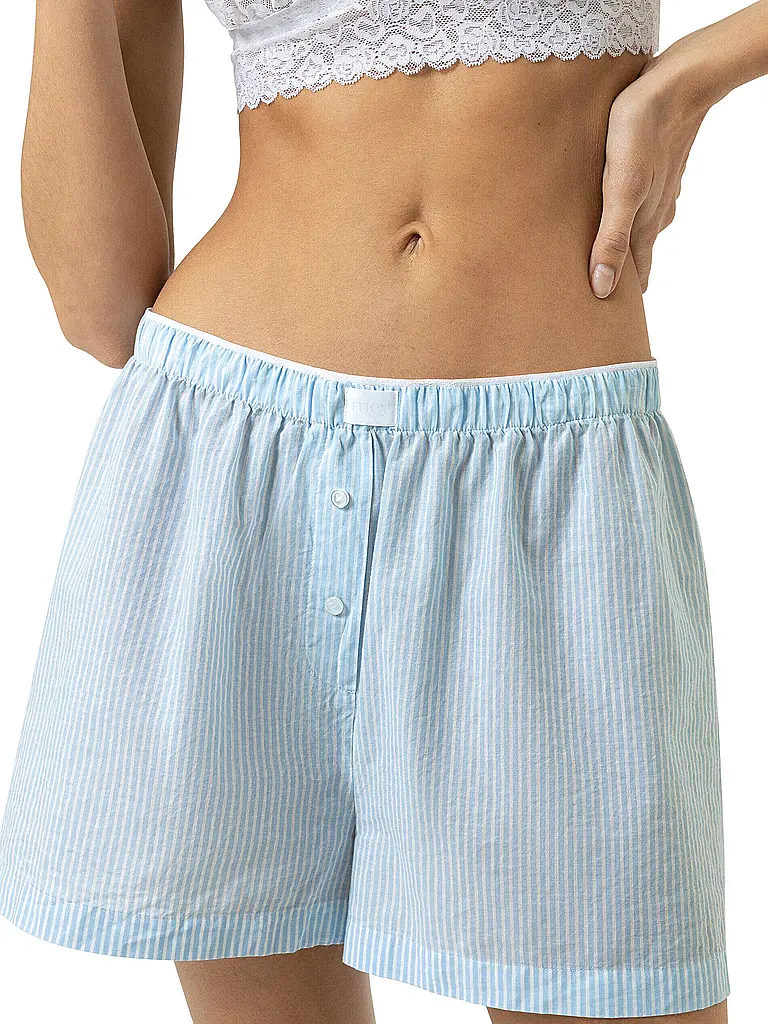 MEY | Pyjamashorts COTTON STRIPES | 