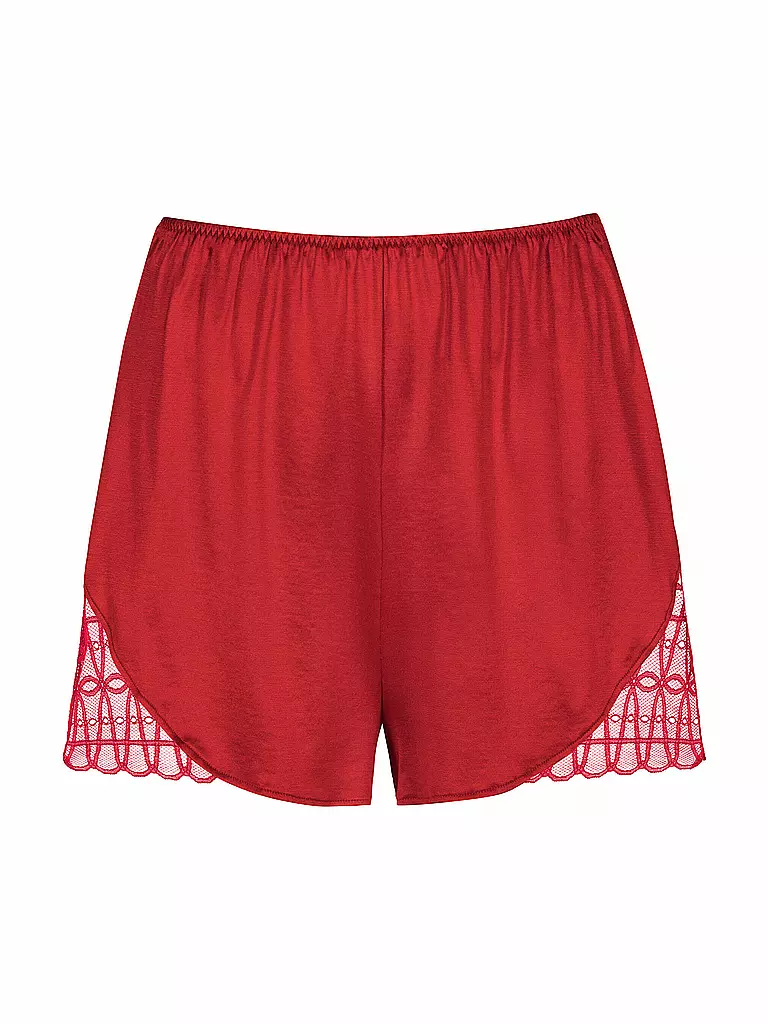 MEY | Pyjamashorts TEMPTATION red carpet | rot