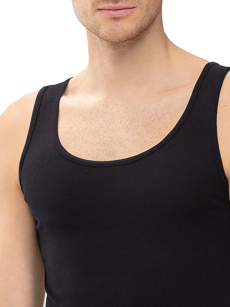 MEY | Shirt CASUAL COTTON schwarz | 