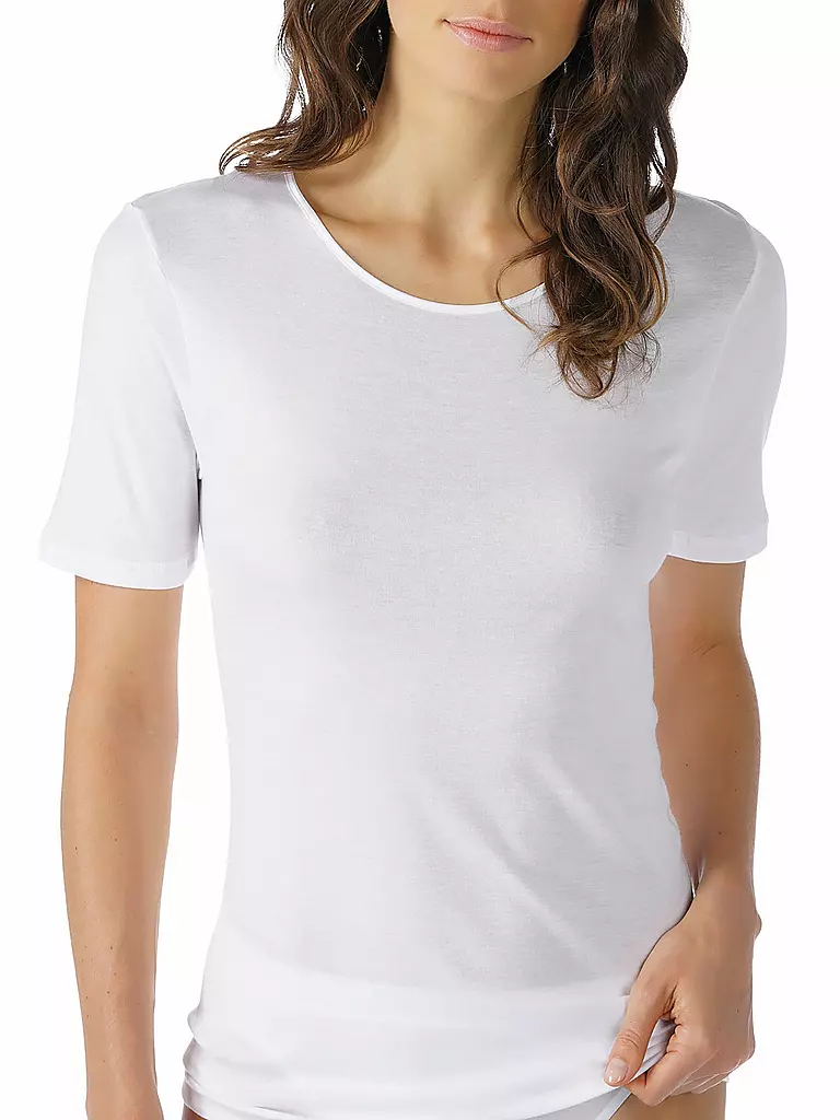 MEY | Shirt NOBLESSE weiss | weiss