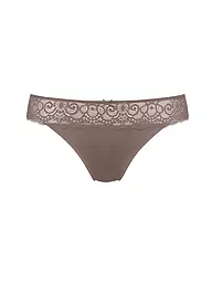 MEY | Mini-Slip AMOROUS weiss | hellbraun