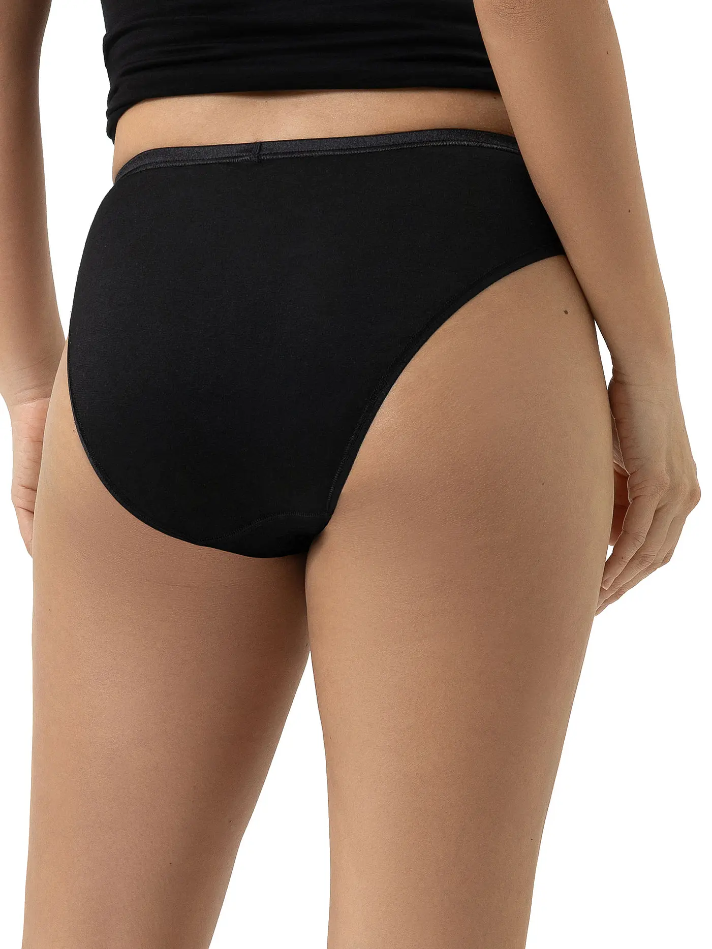 MEY | Slip MODAL PURE schwarz | schwarz