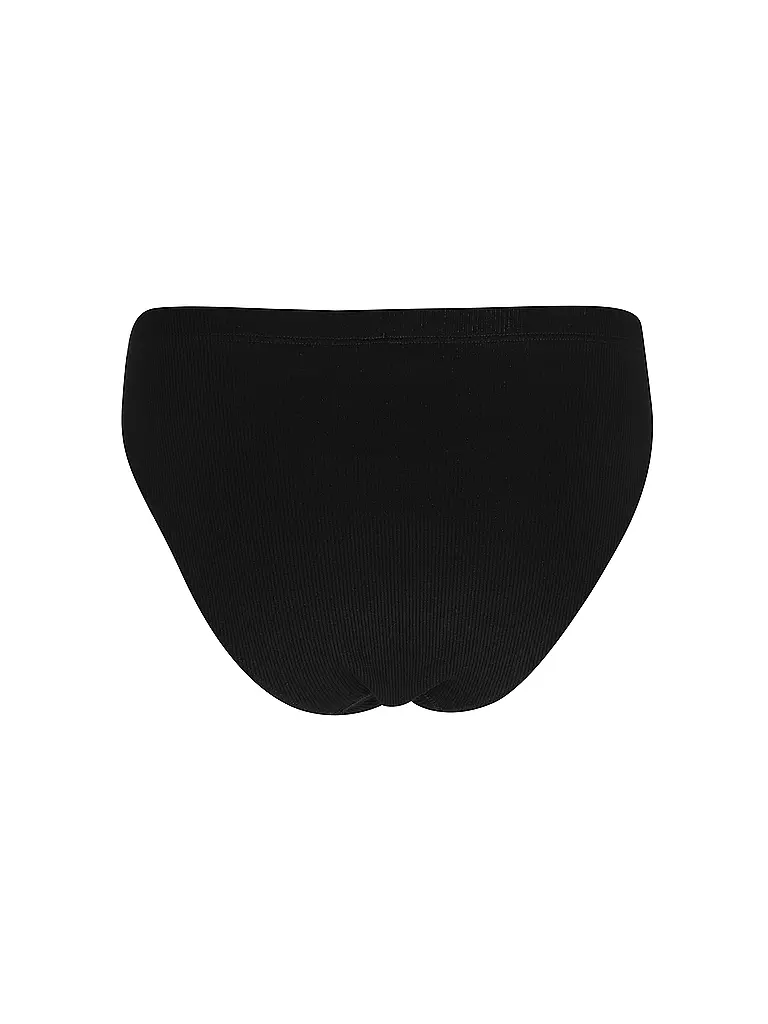 MEY | Slip ORGANIC COTTON schwarz | weiss