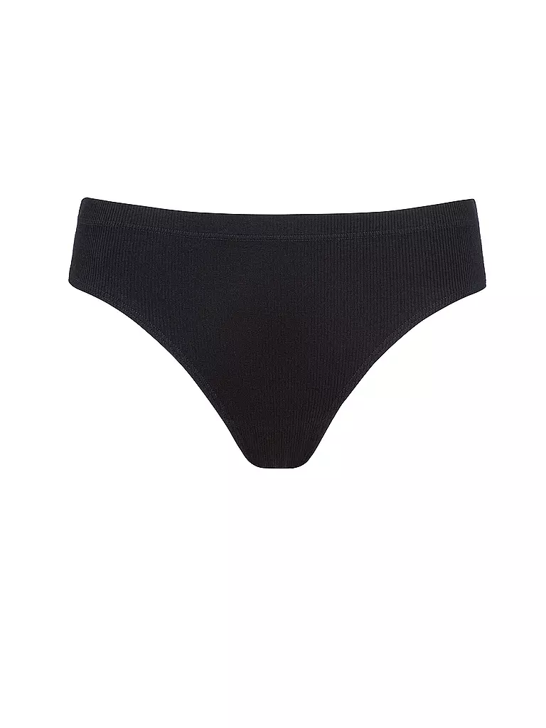 MEY | Slip ORGANIC COTTON schwarz | weiss