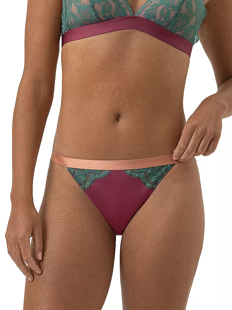 MEY | String POETRY VOGUE beau bordeaux | dunkelrot