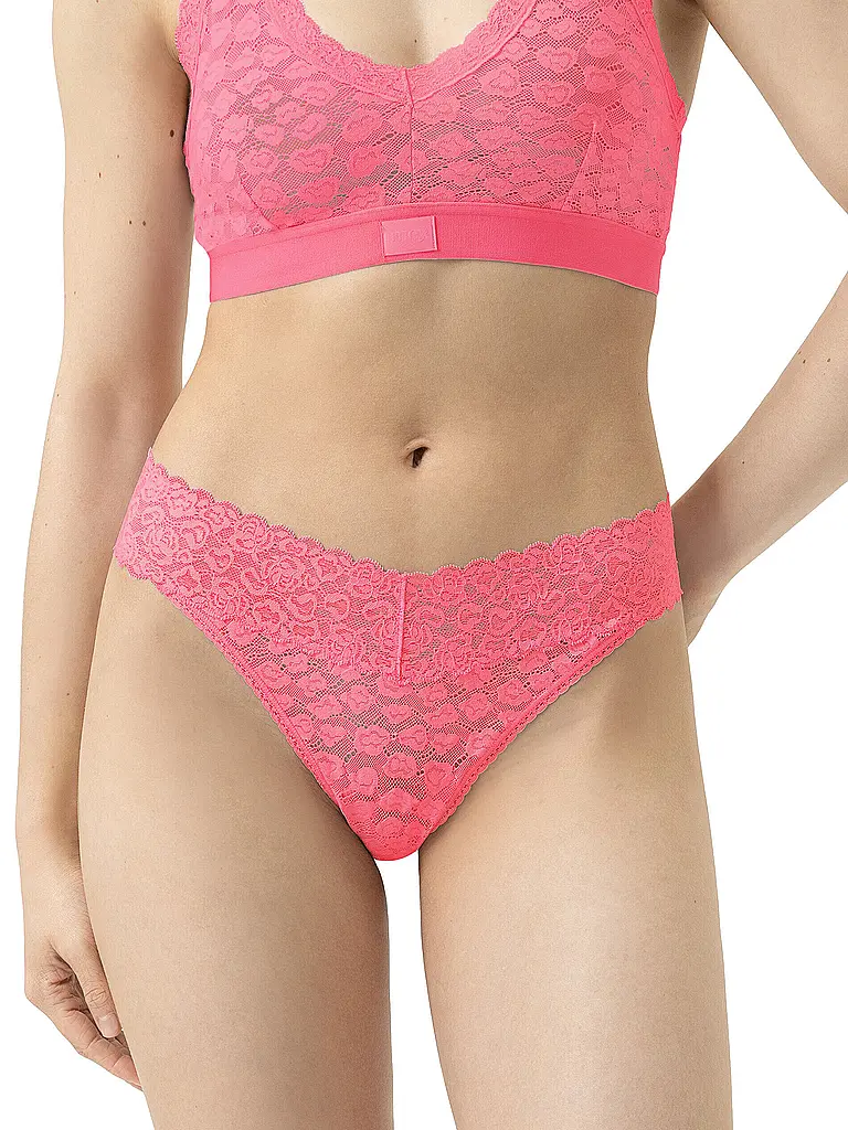 MEY | String SAVAGE LACE paradise pink | rosa