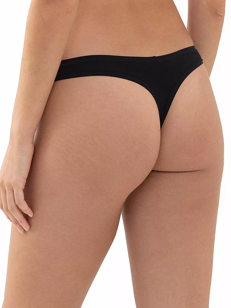 MEY | String SUPERFINE ORGANIC schwarz | 