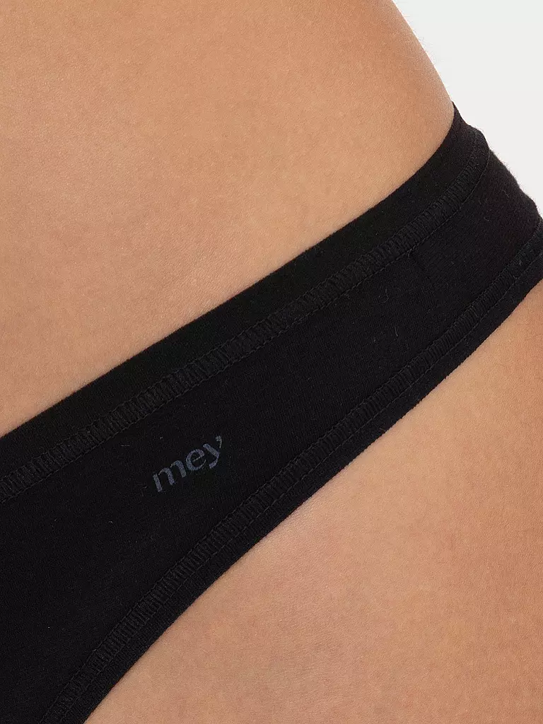 MEY | String SUPERFINE ORGANIC schwarz | 
