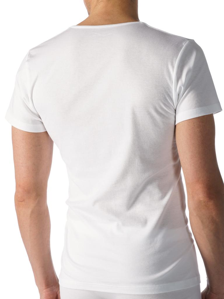 MEY | T Shirt Casual Cotton Weiss | weiß