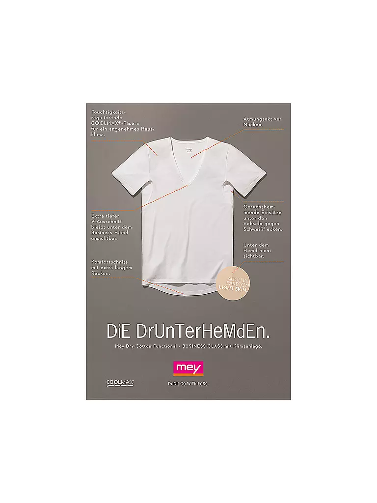 MEY | T-Shirt "Dry Cotton" | beige