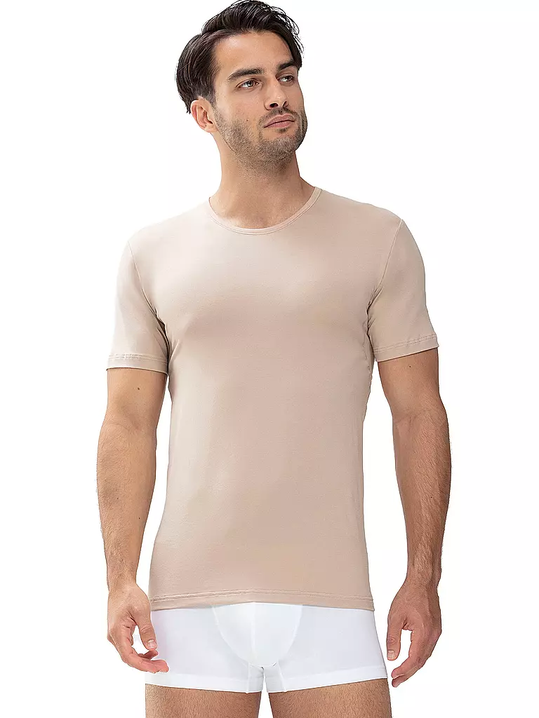 MEY | T-Shirt - Unterhemd DRY COTTON light skin | beige