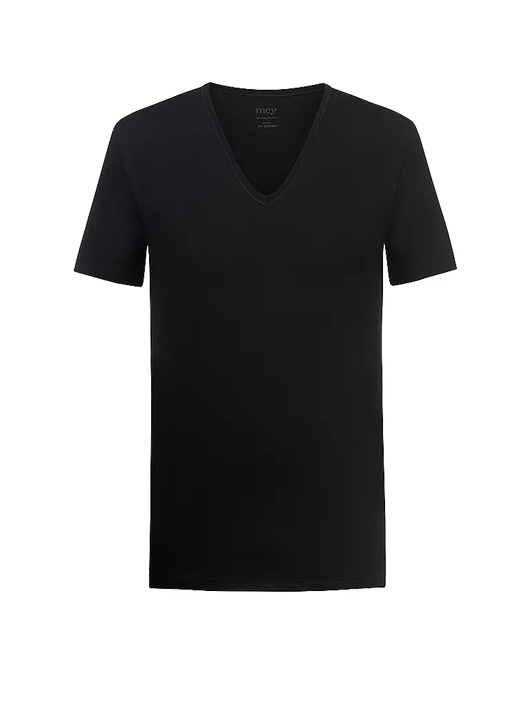 MEY | T-Shirt DRY COTTON schwarz | schwarz