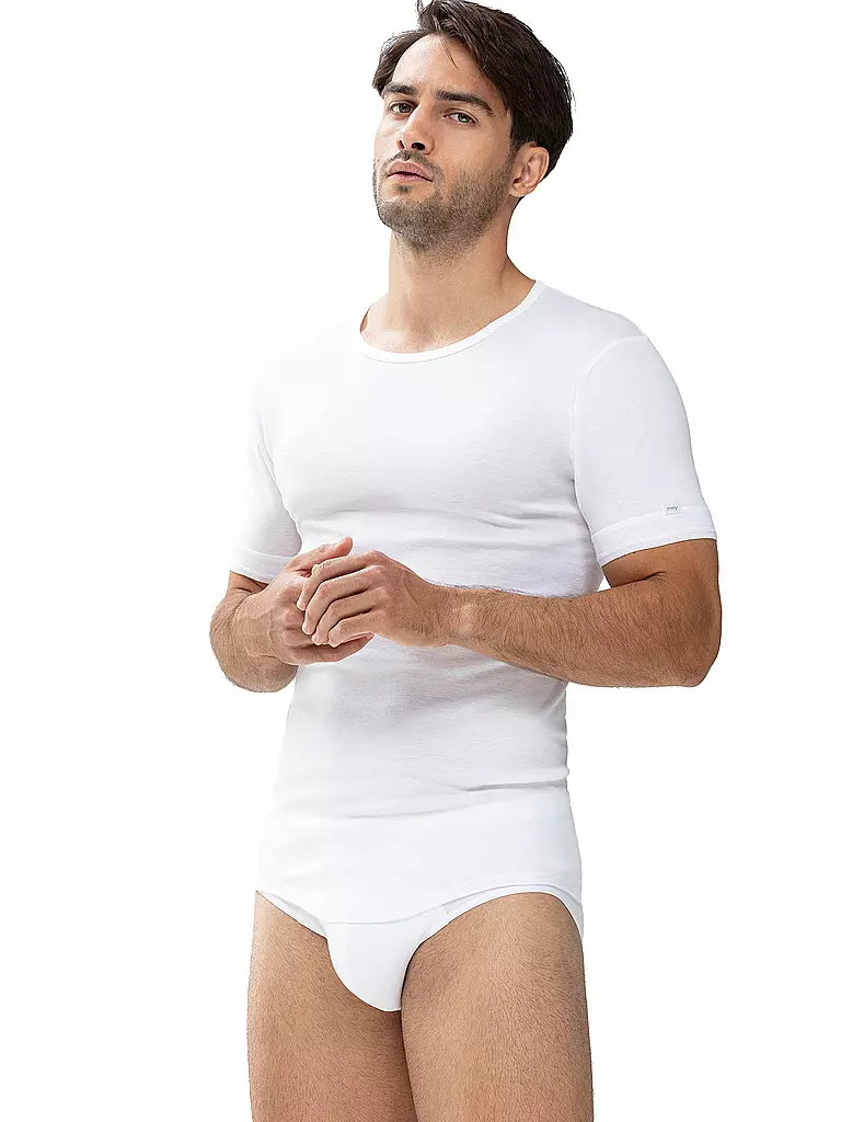 MEY | T-Shirt NOBLESSE | weiss