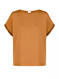 MEY | T-Shirt PURE CHIC thunder grey | camel