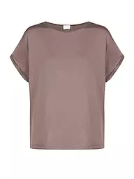 MEY | T-Shirt PURE CHIC thunder grey | hellbraun