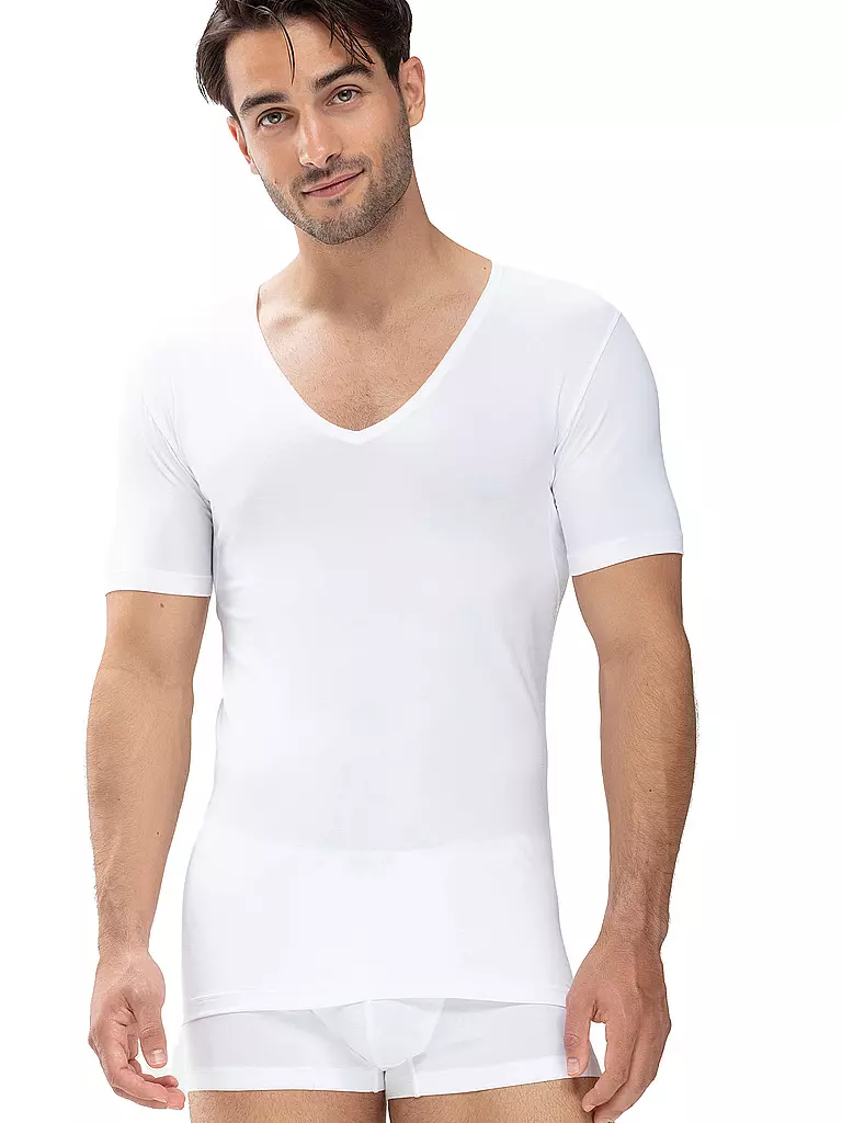 MEY | T-Shirt Slim Fit DRY COTTON weiss | weiss