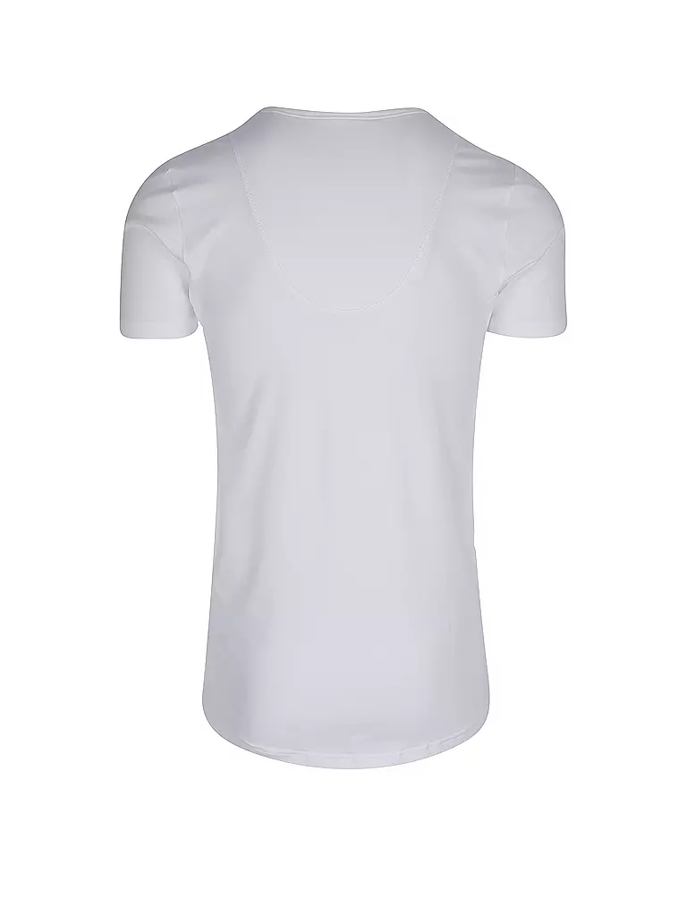 MEY | T-Shirt Slim Fit DRY COTTON weiss | beige