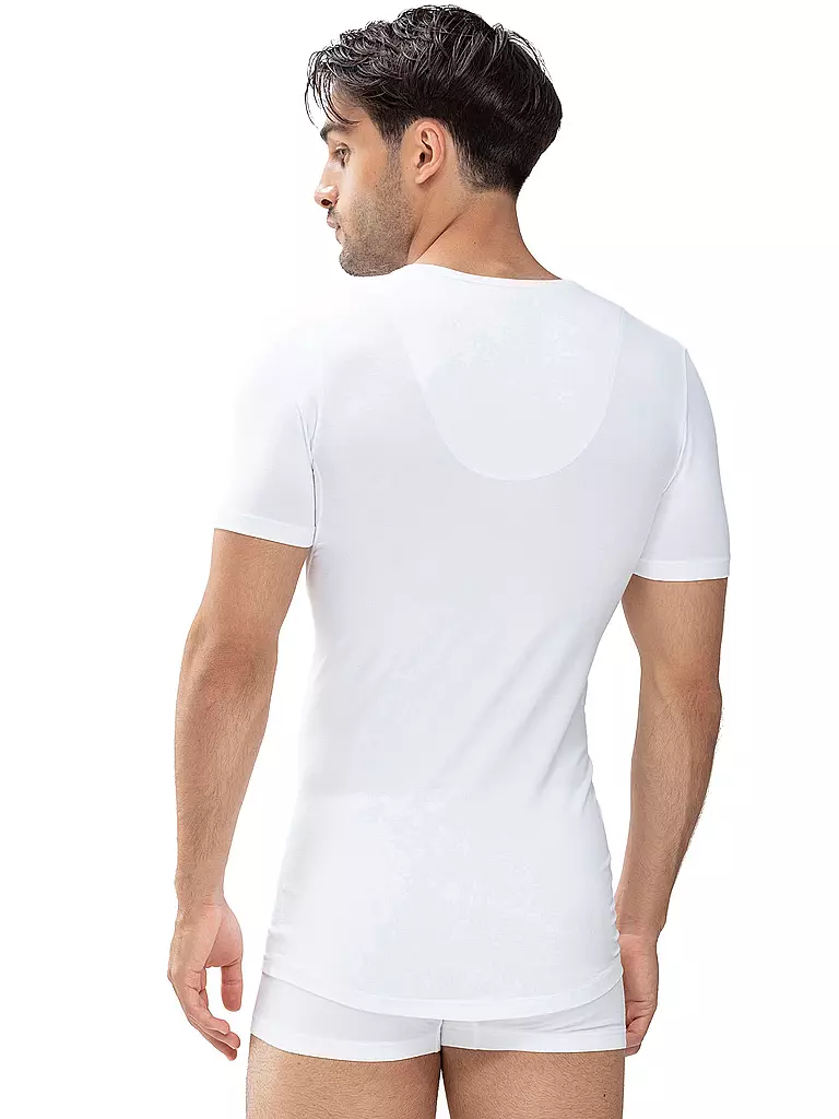 MEY | T-Shirt Slim Fit DRY COTTON weiss | beige