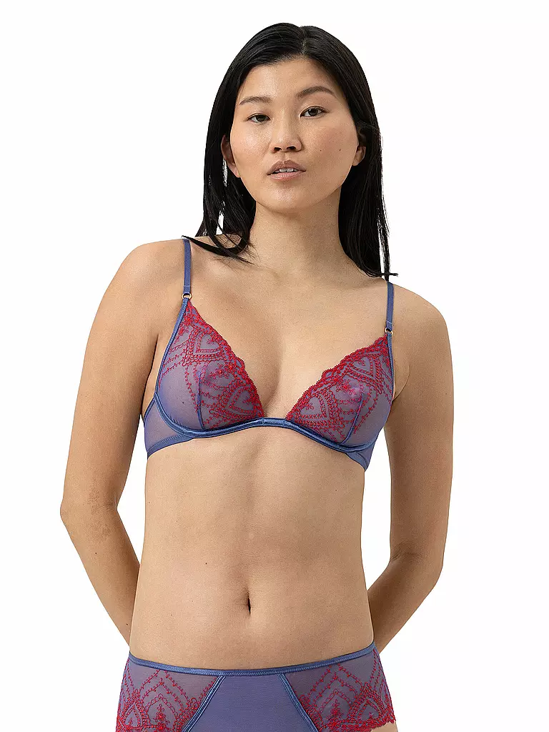 MEY | Triangel BH MYSTERIOUS astral night | blau