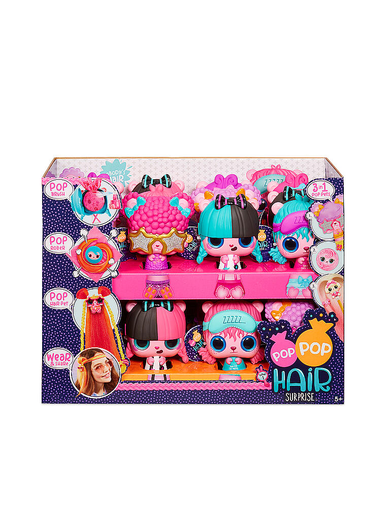 MGA | Pop Pop Hair Surprise 3-in-1 Pops | keine Farbe