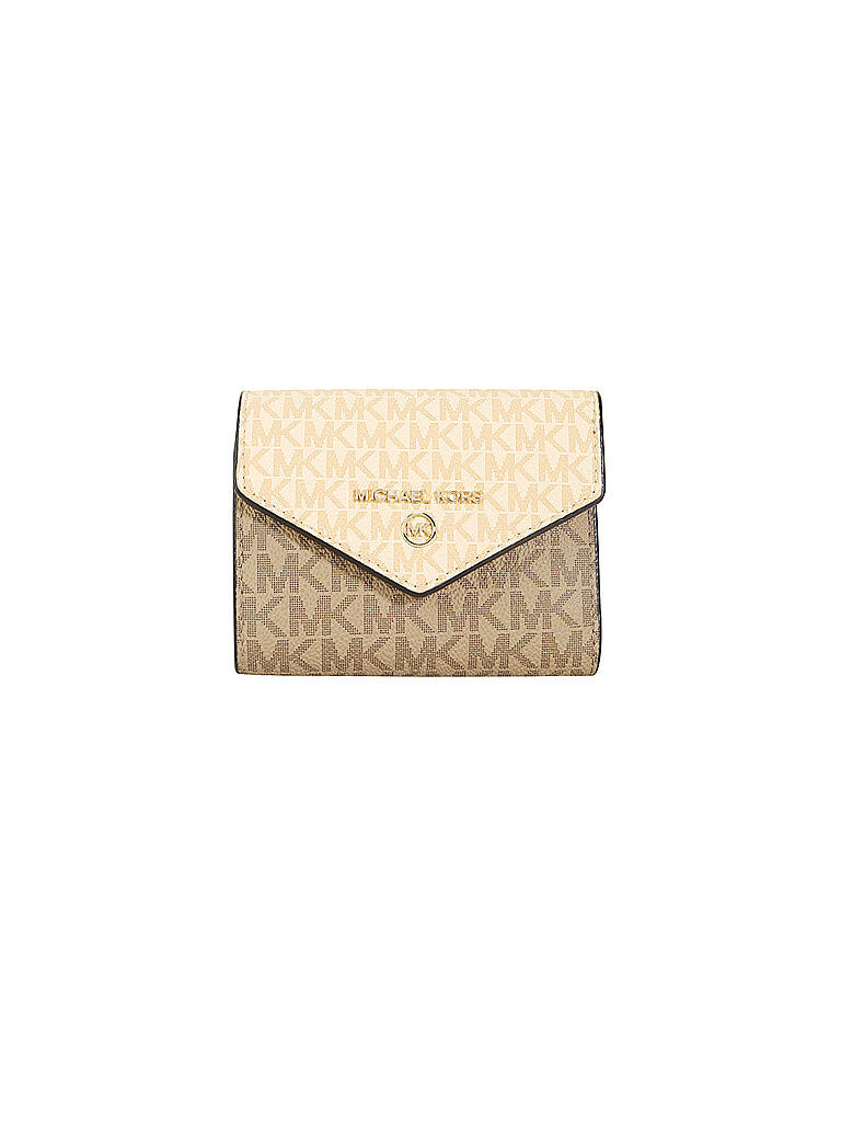 MICHAEL KORS | Geldbörse Trifold Jet Set Medium | creme