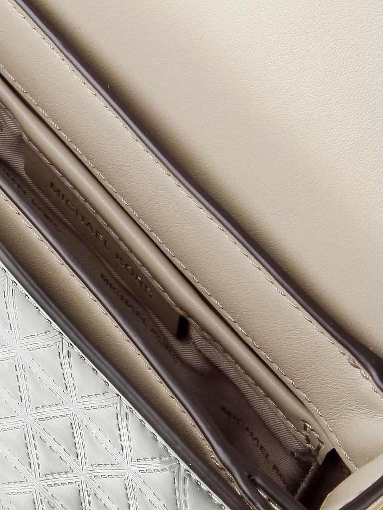 MICHAEL KORS | Ledertasche - Clutch "Jade" | silber