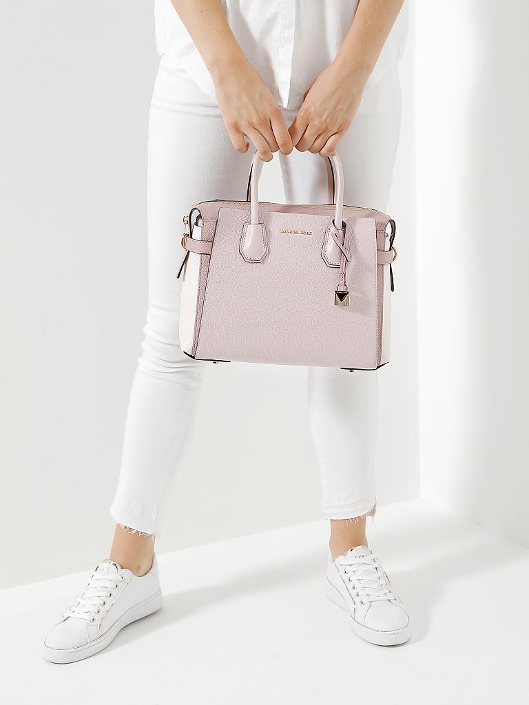 MICHAEL KORS | Ledertasche - Henkeltasche "Mercer" MD | rosa