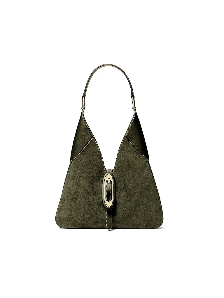 MICHAEL KORS | Ledertasche - Hobo Bag CORNELIA Medium | olive