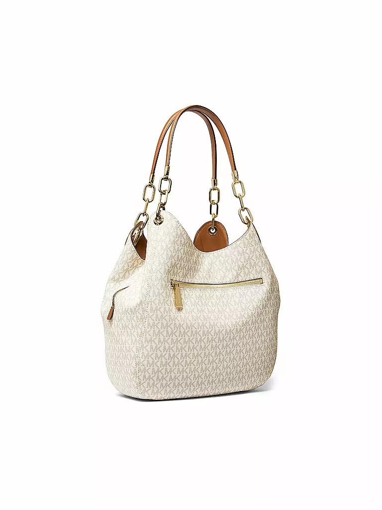 MICHAEL KORS | Ledertasche - Hobo Lillie | beige