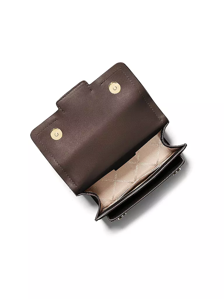 MICHAEL KORS | Ledertasche - Mini Bag HEATHER XSmall | dunkelblau