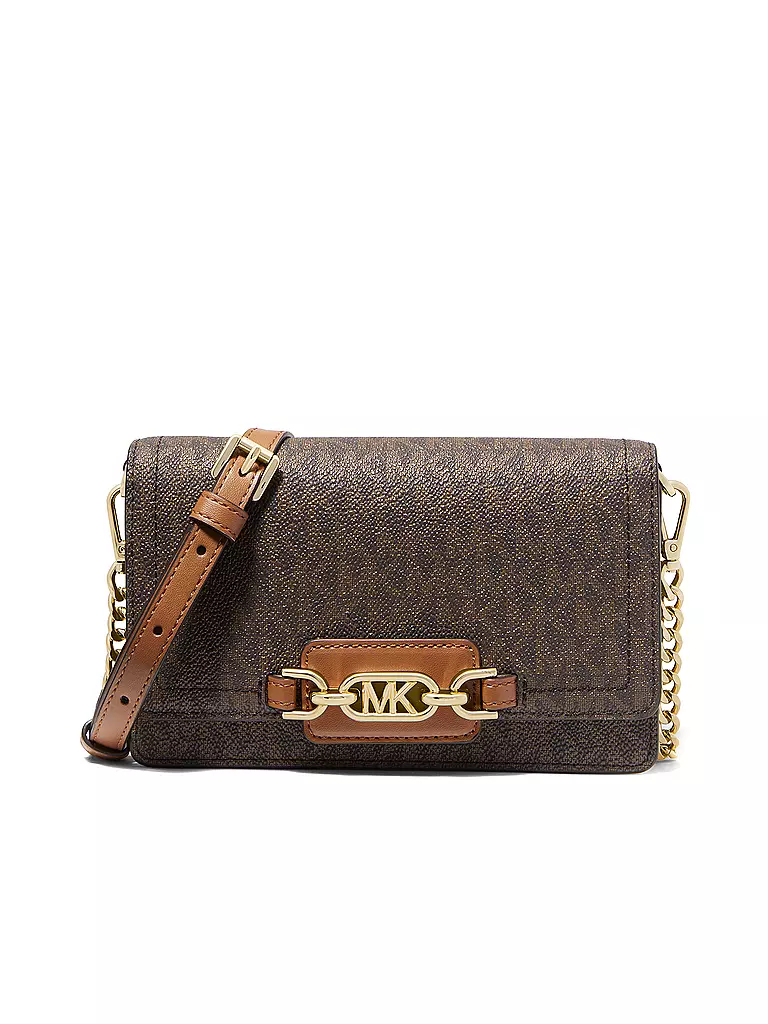 MICHAEL KORS | Ledertasche - Mini Bag HEATHER | braun